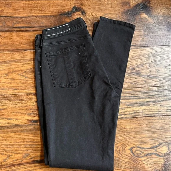 Rag & Bone size 29 Black skinny jeans EUC - Picture 1 of 13